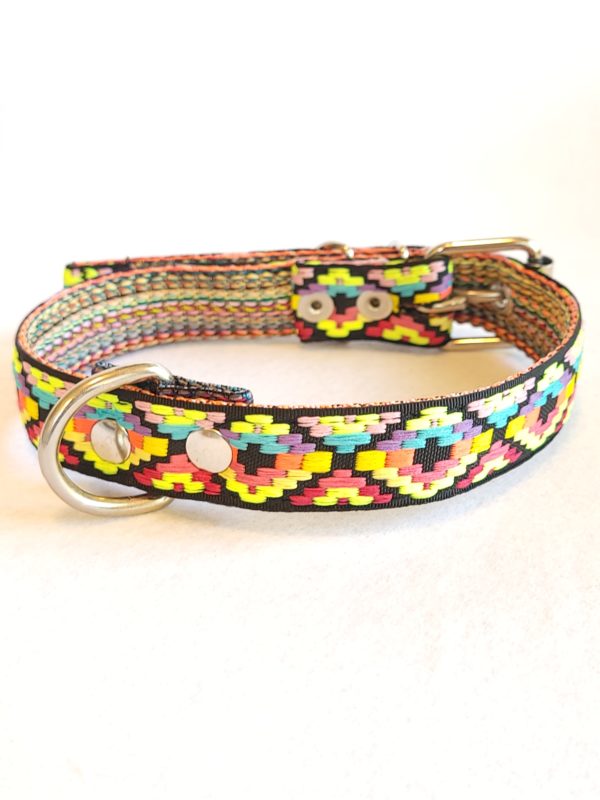 FURRY PATITAS MULTICOLOR BUCKLE COLLAR - Image 2