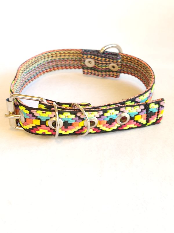 FURRY PATITAS MULTICOLOR BUCKLE COLLAR